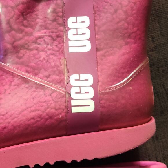 Ugg pink furry boots - Picture 6 of 11